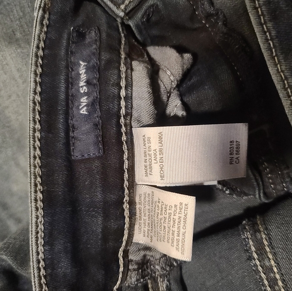 Lucky Brand AVA Skinny Jeans Dark Wash Size 28 / 6 - Picture 6 of 7